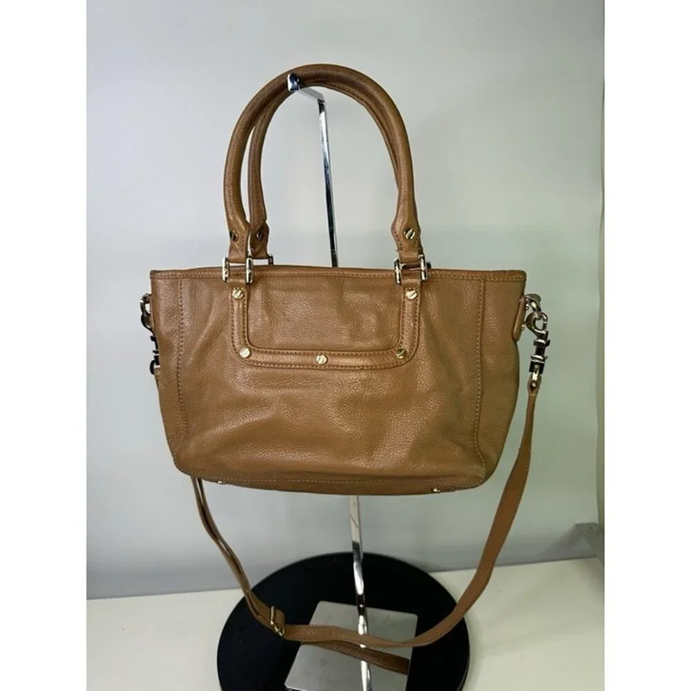 For Repair - Tory Burch Leather Amanda Mini Satchel Brown